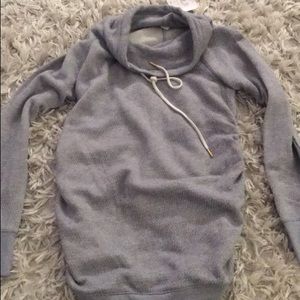 maternity grey pullover